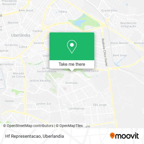 Hf Representacao map