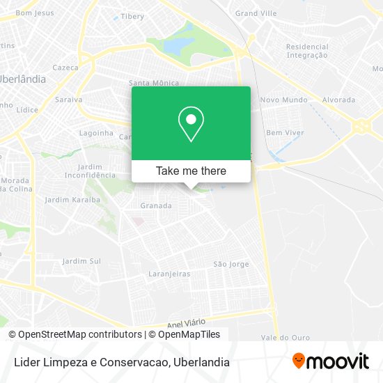 Lider Limpeza e Conservacao map