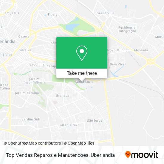 Mapa Top Vendas Reparos e Manutencoes