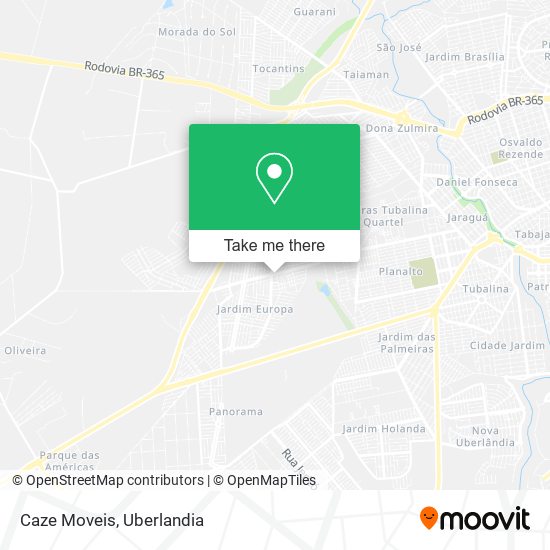 Caze Moveis map