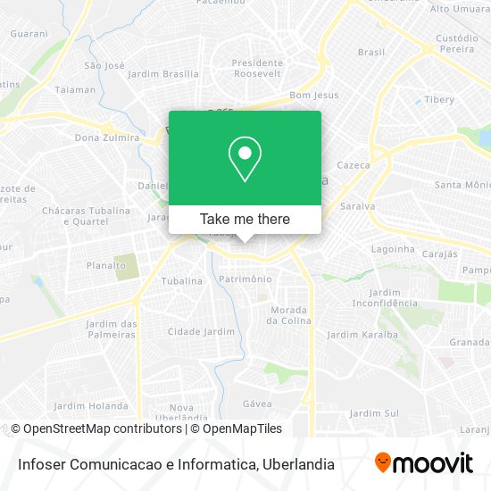 Infoser Comunicacao e Informatica map