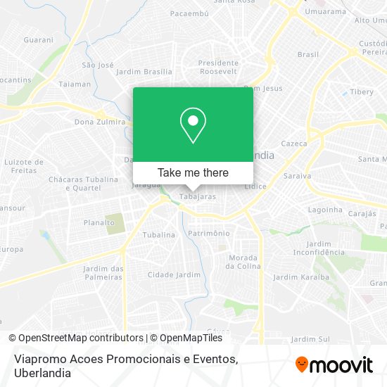 Mapa Viapromo Acoes Promocionais e Eventos