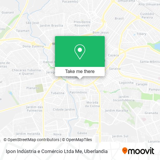 Ipon Indústria e Comércio Ltda Me map