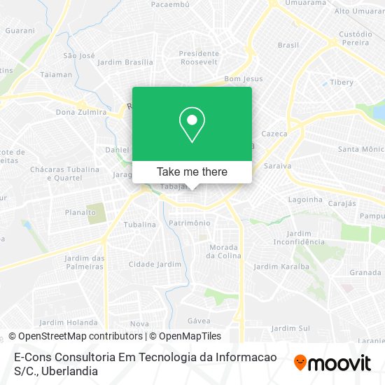 Mapa E-Cons Consultoria Em Tecnologia da Informacao S / C.