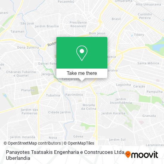 Mapa Panayotes Tsatsakis Engenharia e Construcoes Ltda