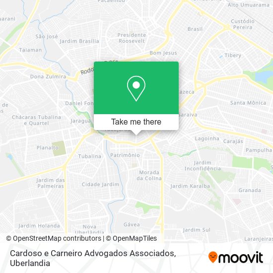 Mapa Cardoso e Carneiro Advogados Associados