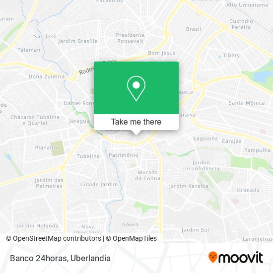 Banco 24horas map