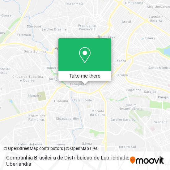 Companhia Brasileira de Distribuicao de Lubricidade map