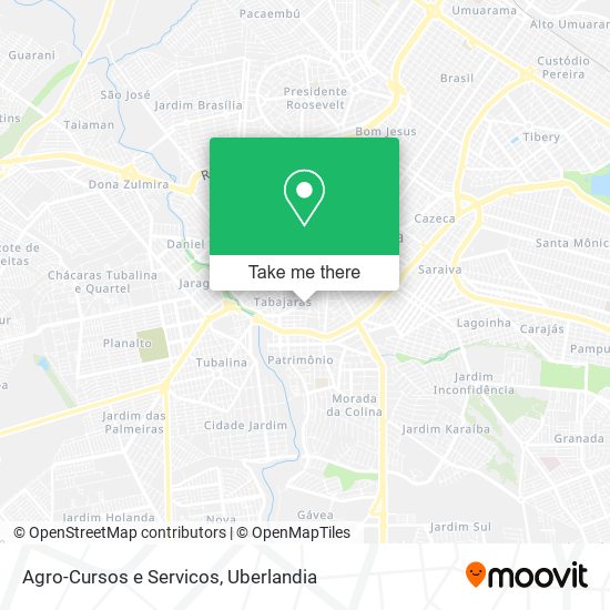 Mapa Agro-Cursos e Servicos