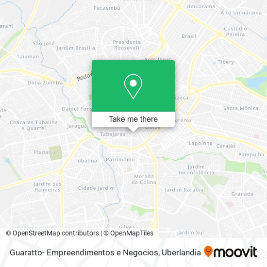 Guaratto- Empreendimentos e Negocios map