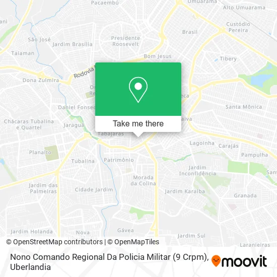 Nono Comando Regional Da Policia Militar (9 Crpm) map