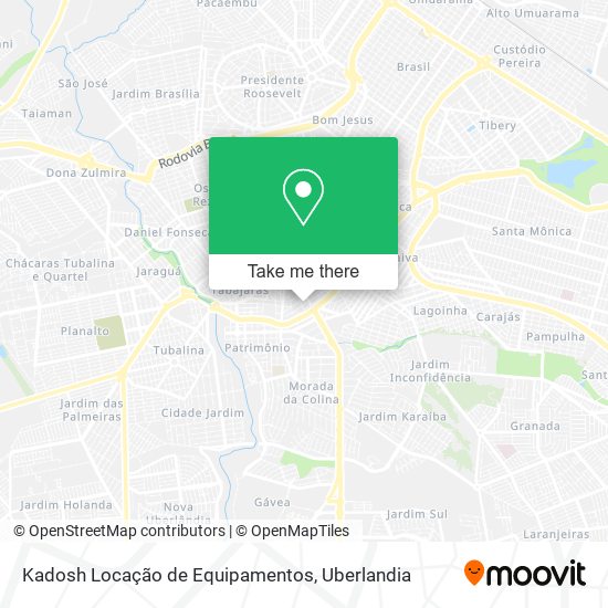 Kadosh Locação de Equipamentos map