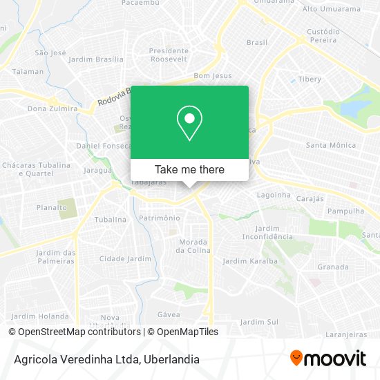 Agricola Veredinha Ltda map