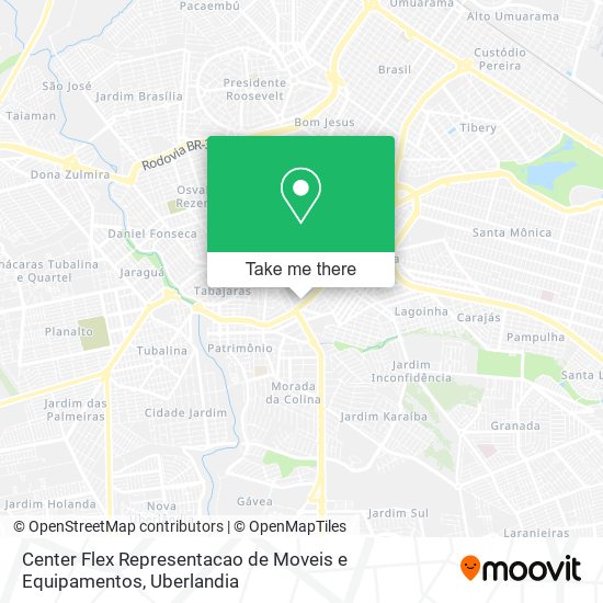 Center Flex Representacao de Moveis e Equipamentos map