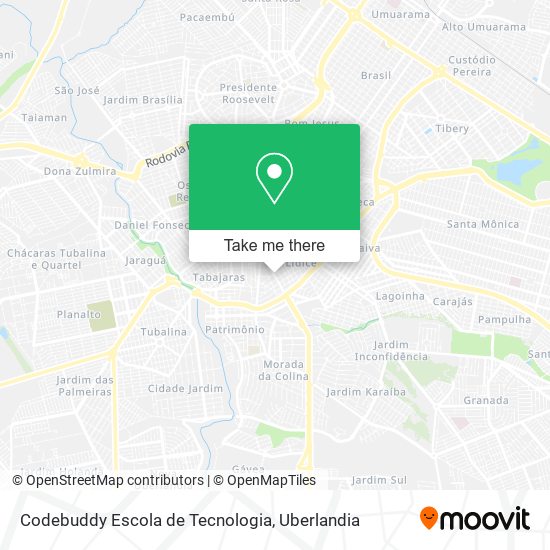 Codebuddy Escola de Tecnologia map