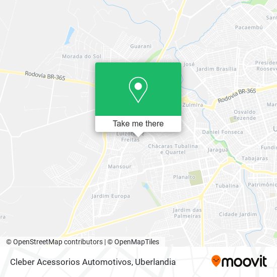 Mapa Cleber Acessorios Automotivos