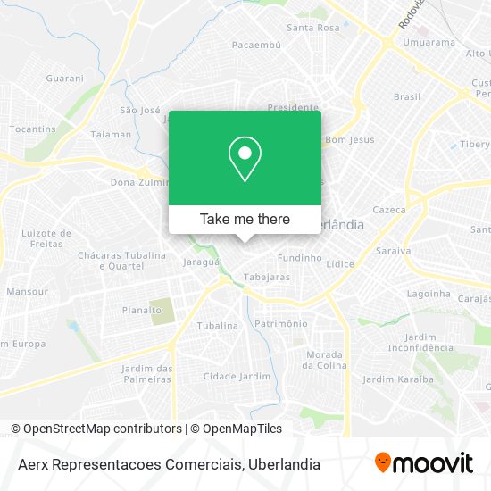 Aerx Representacoes Comerciais map