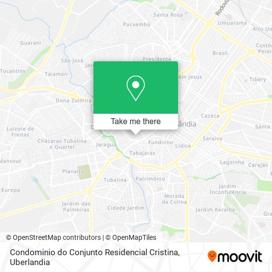 Condominio do Conjunto Residencial Cristina map