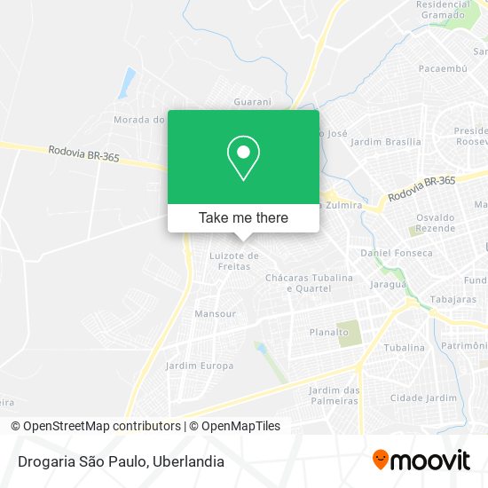 Mapa Drogaria São Paulo