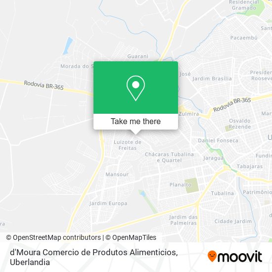 d'Moura Comercio de Produtos Alimenticios map