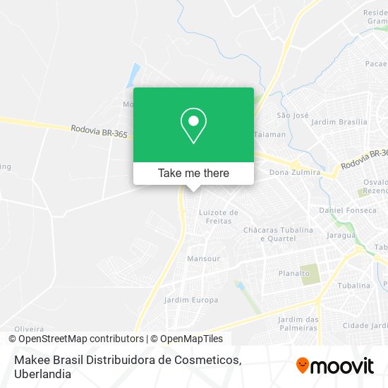 Makee Brasil Distribuidora de Cosmeticos map