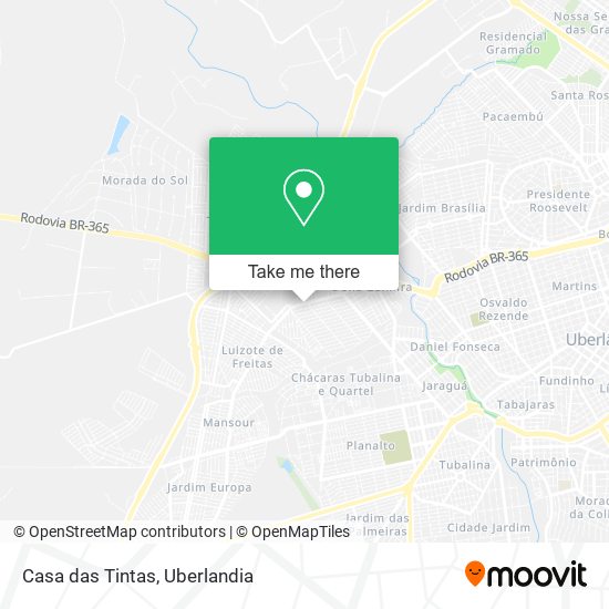 Casa das Tintas map