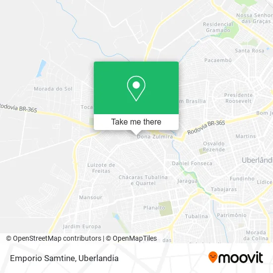 Emporio Samtine map
