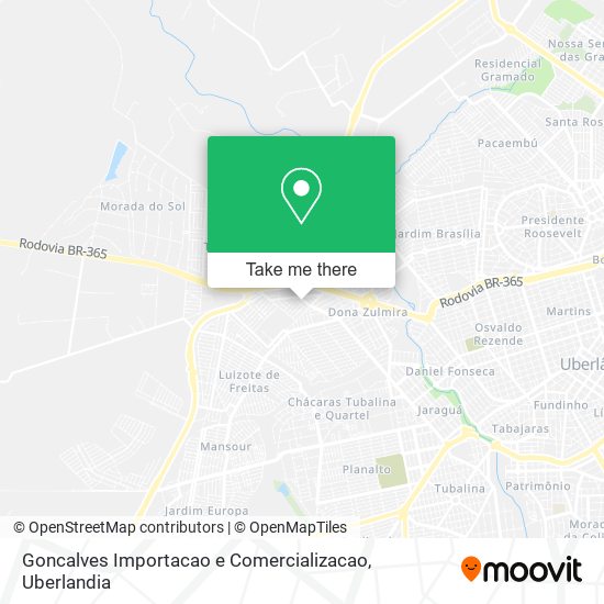 Goncalves Importacao e Comercializacao map