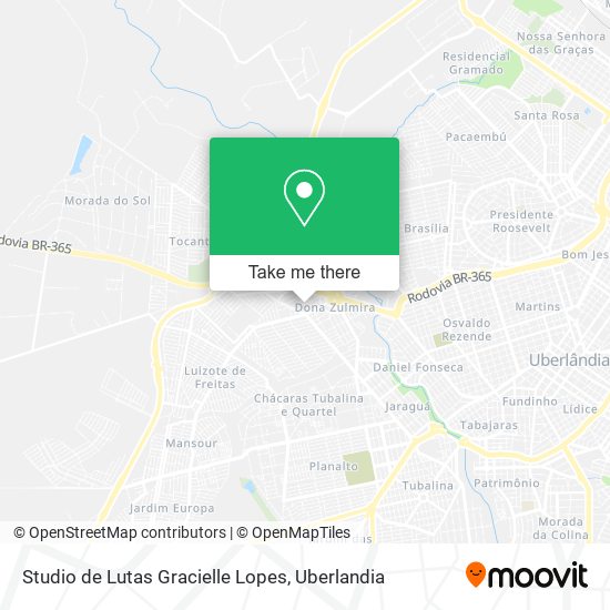 Studio de Lutas Gracielle Lopes map