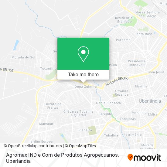 Mapa Agromax IND e Com de Produtos Agropecuarios