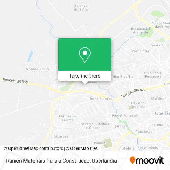 Ranieri Materiais Para a Construcao map