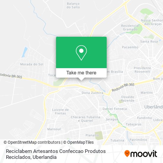 Reciclabem Artesantos Confeccao Produtos Reciclados map