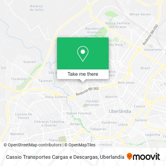 Cassio Transportes Cargas e Descargas map