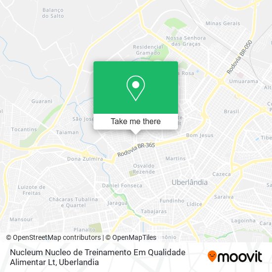 Mapa Nucleum Nucleo de Treinamento Em Qualidade Alimentar Lt