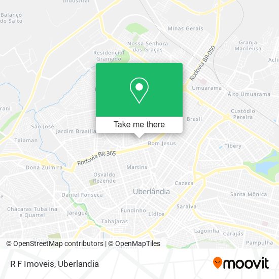 R F Imoveis map