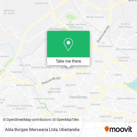 Alda Borges Mercearia Ltda map