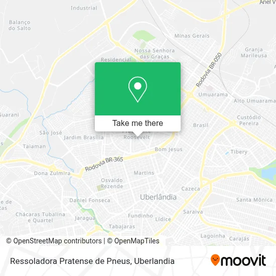 Ressoladora Pratense de Pneus map