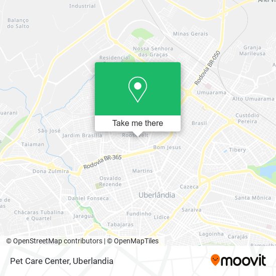 Pet Care Center map