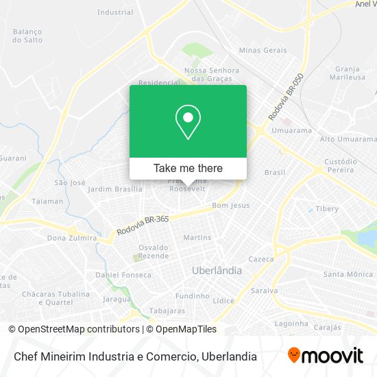 Mapa Chef Mineirim Industria e Comercio