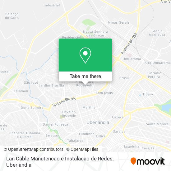 Lan Cable Manutencao e Instalacao de Redes map