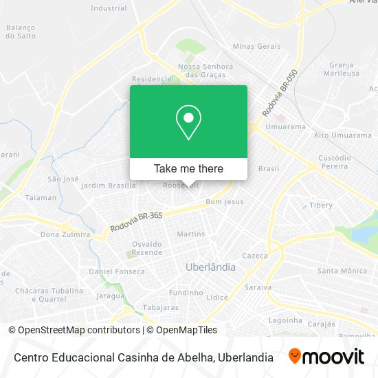 Mapa Centro Educacional Casinha de Abelha