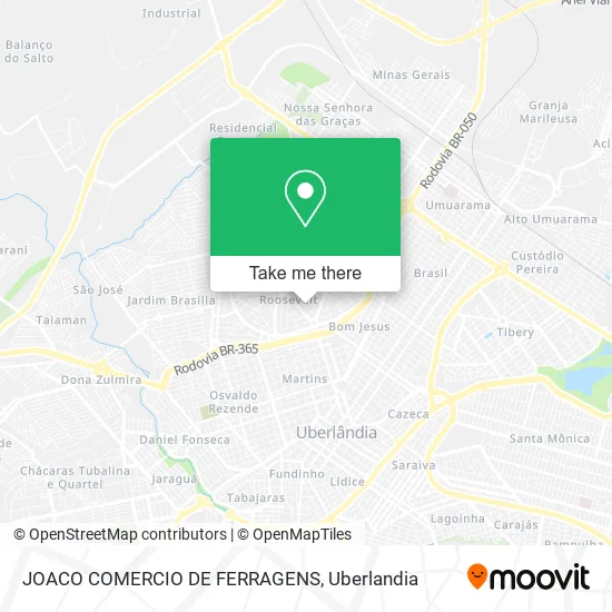 JOACO COMERCIO DE FERRAGENS map