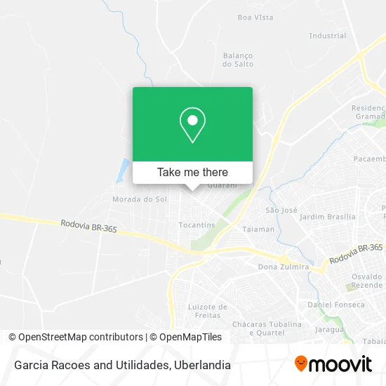 Garcia Racoes and Utilidades map