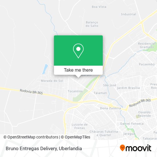 Bruno Entregas Delivery map