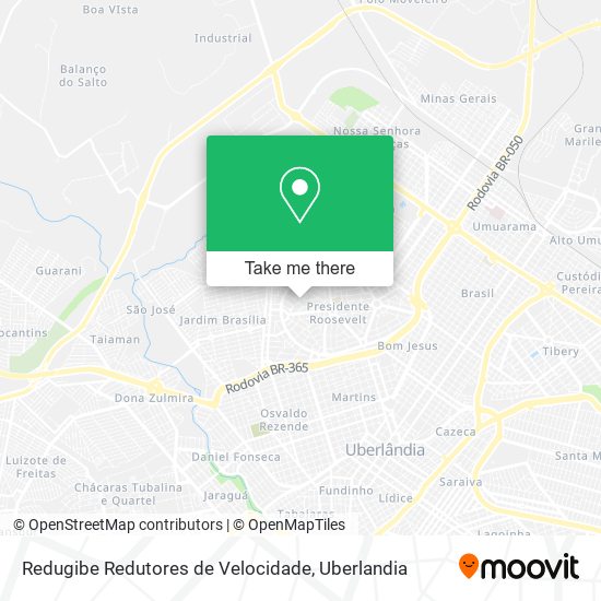 Mapa Redugibe Redutores de Velocidade