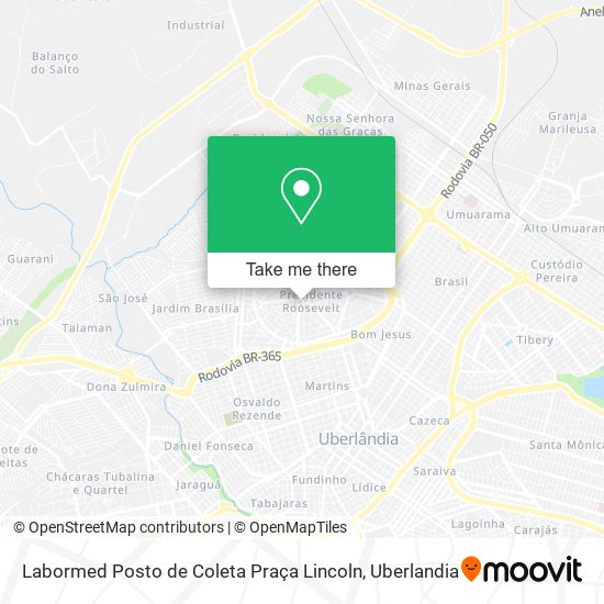 Labormed Posto de Coleta Praça Lincoln map