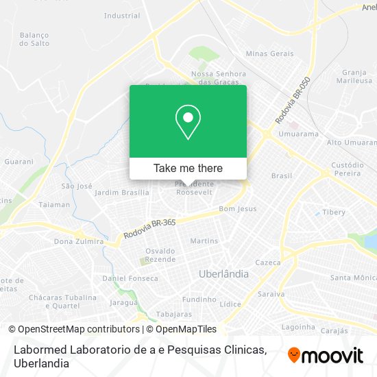 Mapa Labormed Laboratorio de a e Pesquisas Clinicas