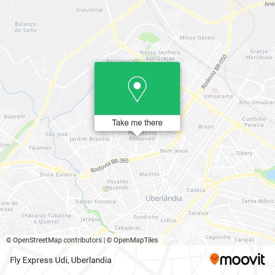 Fly Express Udi map