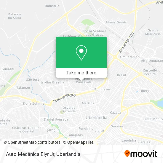 Mapa Auto Mecânica Elyr Jr