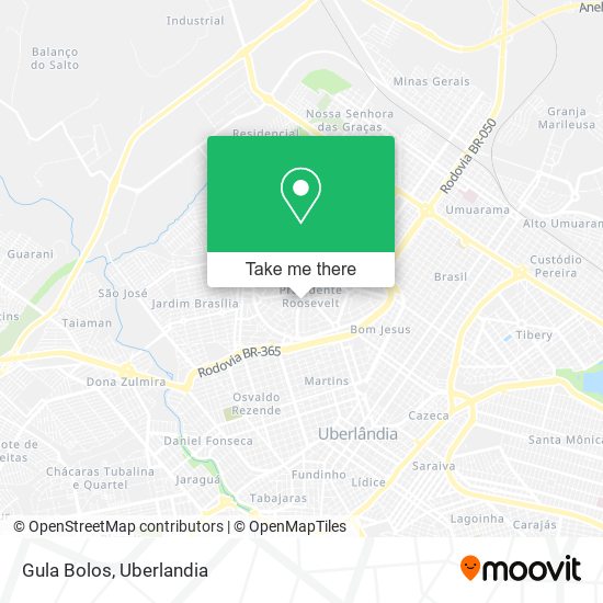 Gula Bolos map